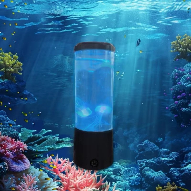 Jellyfish Lava Lamp, Aquarium Ocean Night Lights 7 Colors LED 