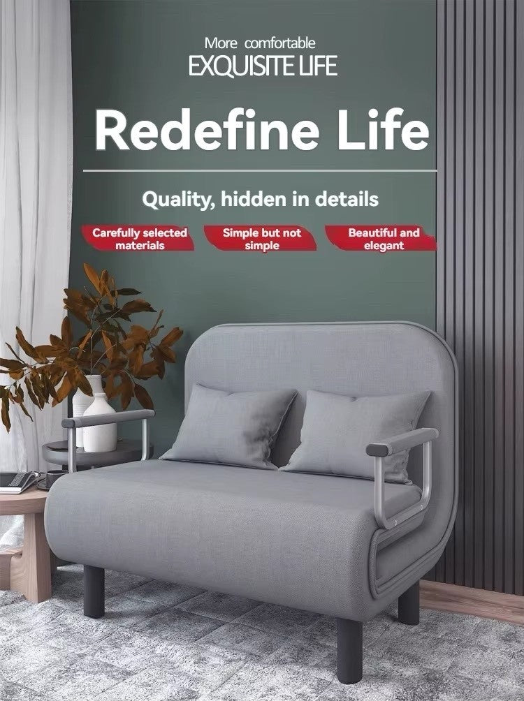 Modern folding sofa bed apartment small apartment simple double folding