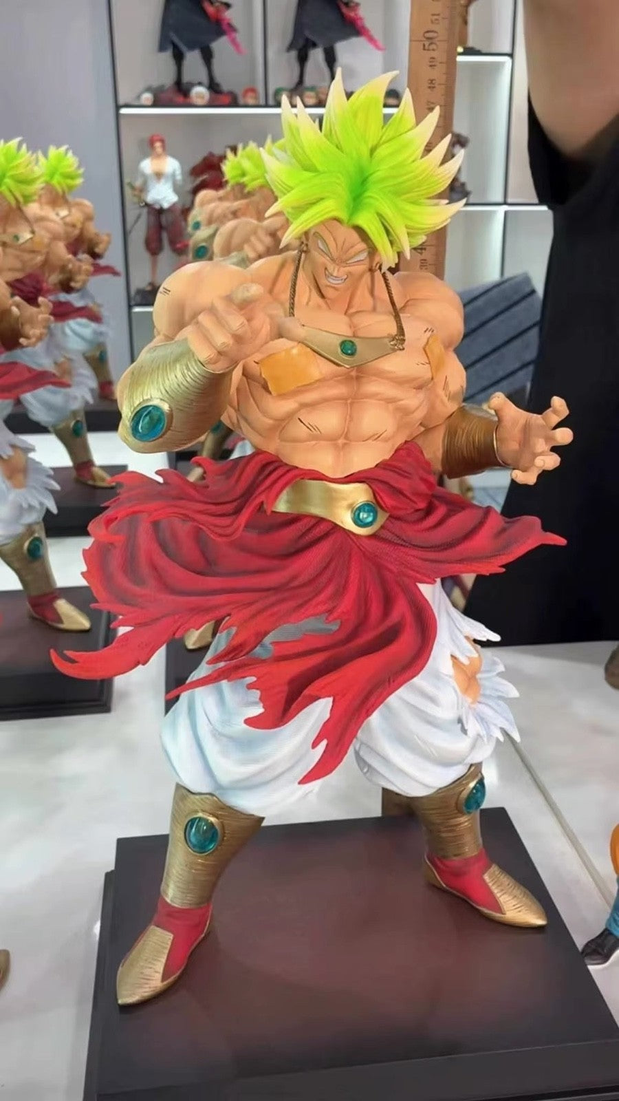 50cm/19.69 Inches Dragon Ball Z Anime Ssj3 Broly Super Saiyan PVC Action Figure 