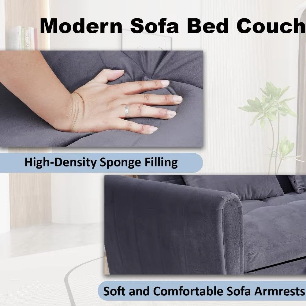 Extra Thick Full Size Futon Mattress - Super Soft Fuzzy Sleeping Pad for Adults