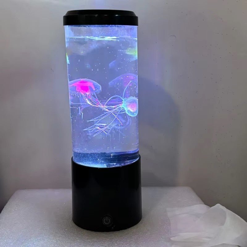 Jellyfish Lava Lamp, Aquarium Ocean Night Lights 7 Colors LED 