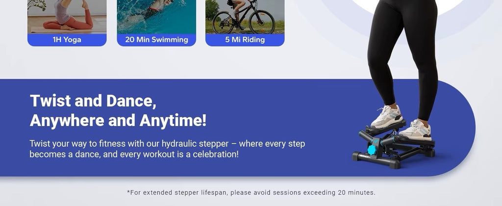 MERACH Mini Stepper 330LBS Capacity Exercise Stair Stepper with Resistance Band