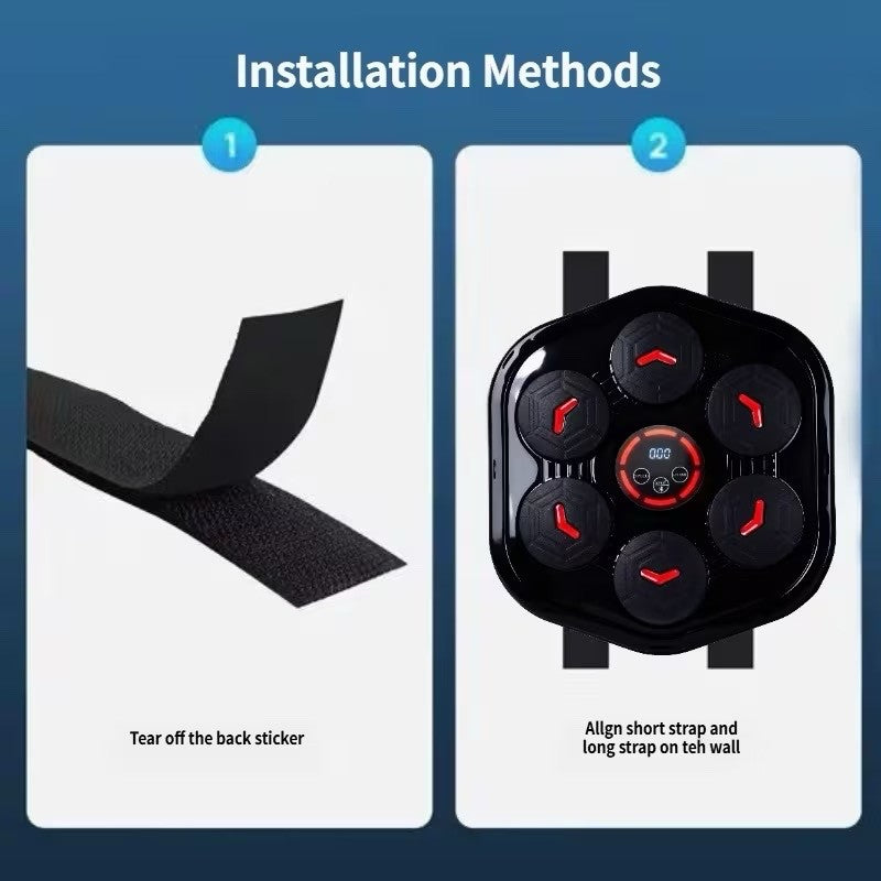 Boxing Target Machine Music Playback & Scoring System GLOVES INCLUDED