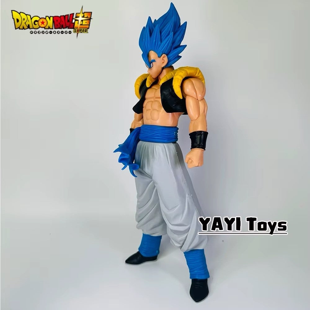 31cm Anime Dragon Ball Z Super Saiyan Blue Gogeta Pvc Statue Action Figure