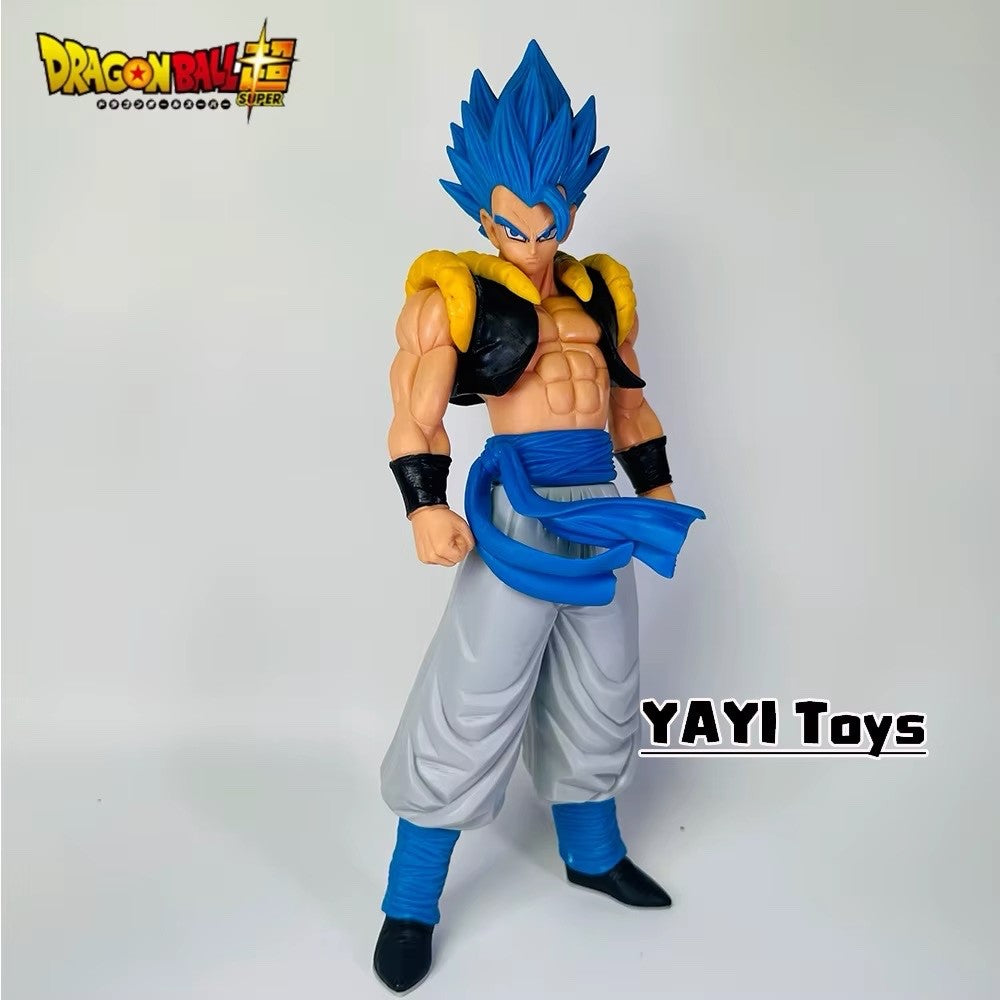 31cm Anime Dragon Ball Z Super Saiyan Blue Gogeta Pvc Statue Action Figure