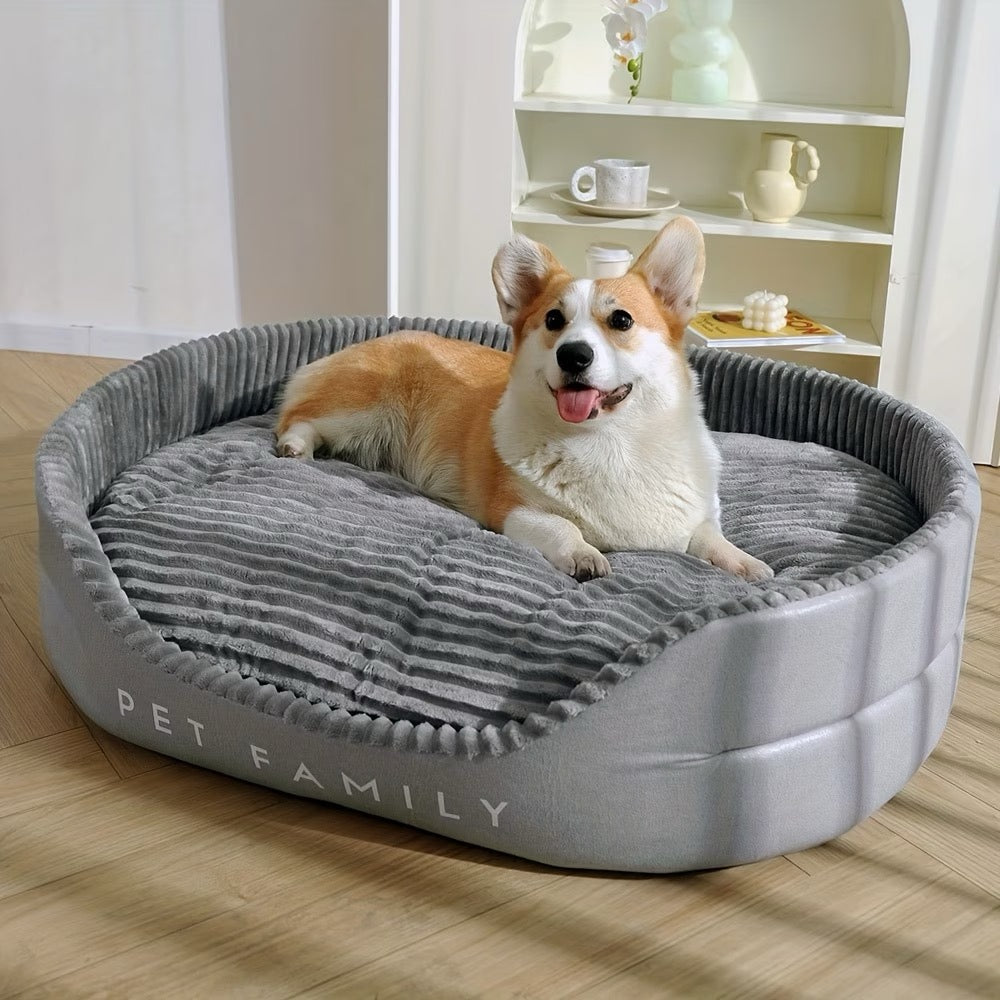 Padded Pet Bed, Easy to Clean, Machine Washable, Resistant to Bites And Dirt