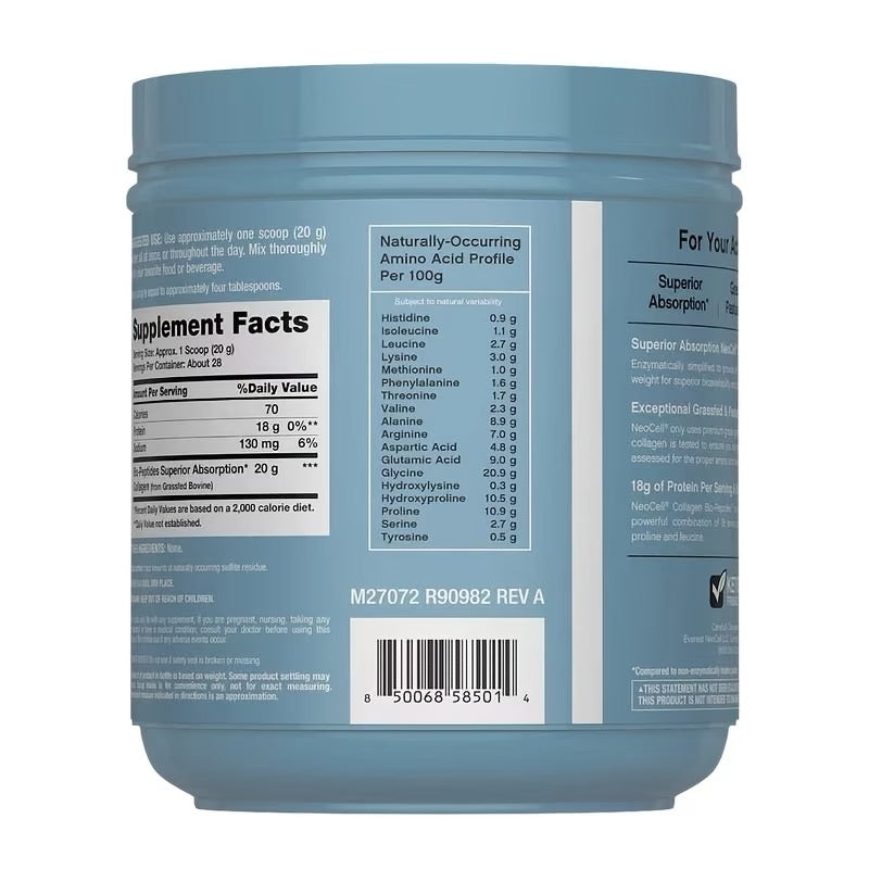 NeoCell Collagen Bio-Peptides Powder 20oz