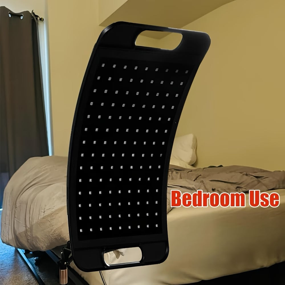 Red Light Therapy Lamp Featuring an Infrared Light Therapy Pad with a Stand.