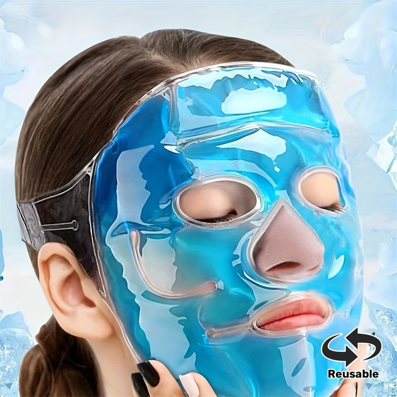 A Pack of Reusable Gel Masks