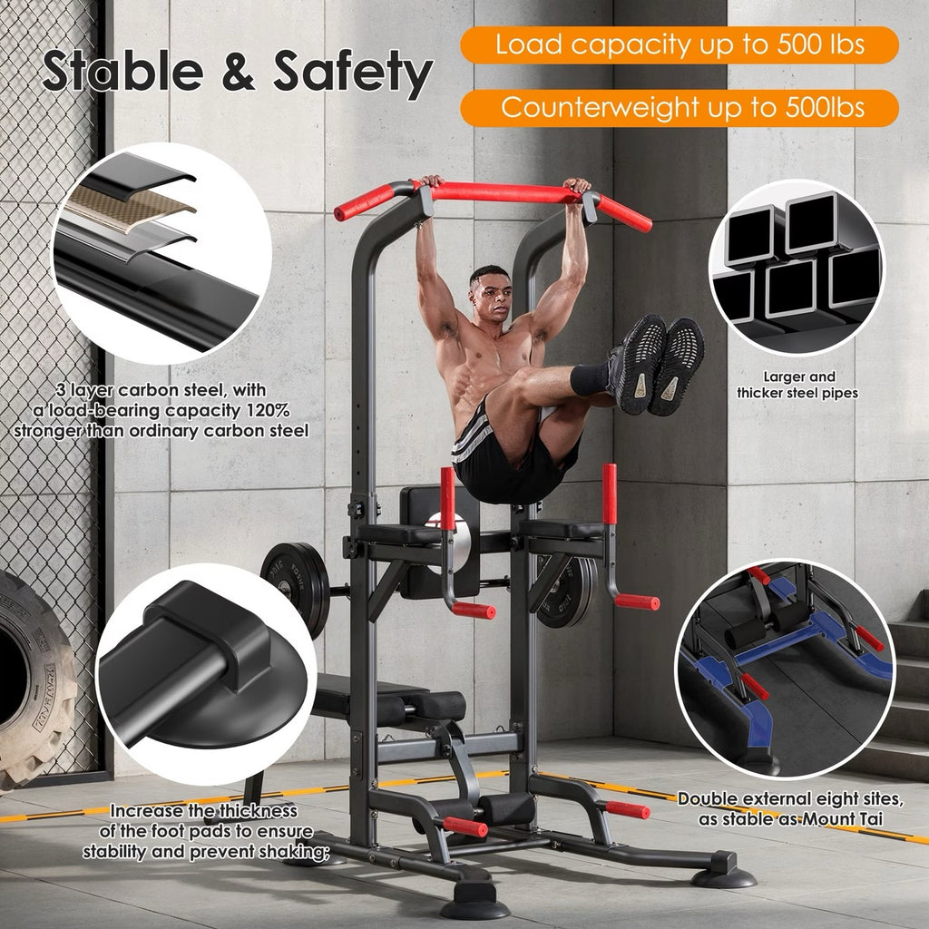 Multi-Function Home Gym Strength Training Fitness Equipment 330LBS