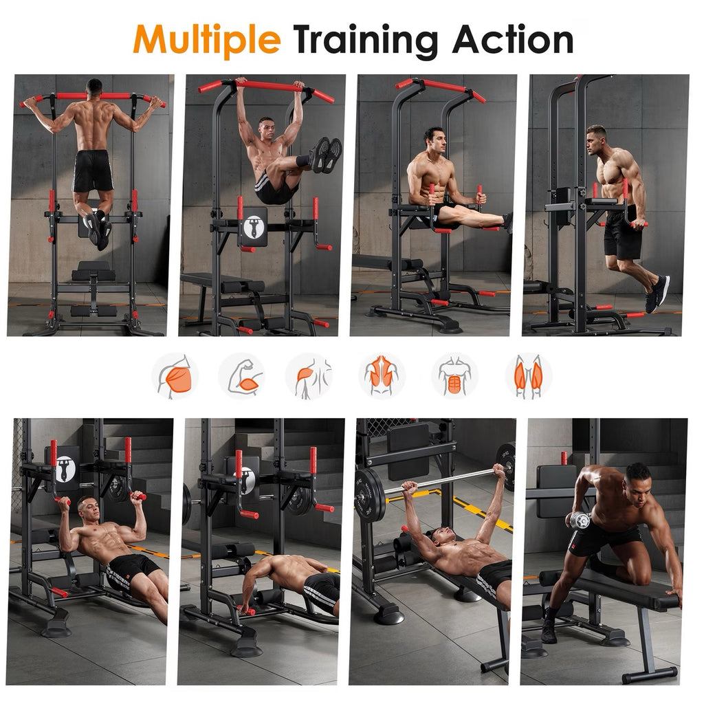 Multi-Function Home Gym Strength Training Fitness Equipment 330LBS