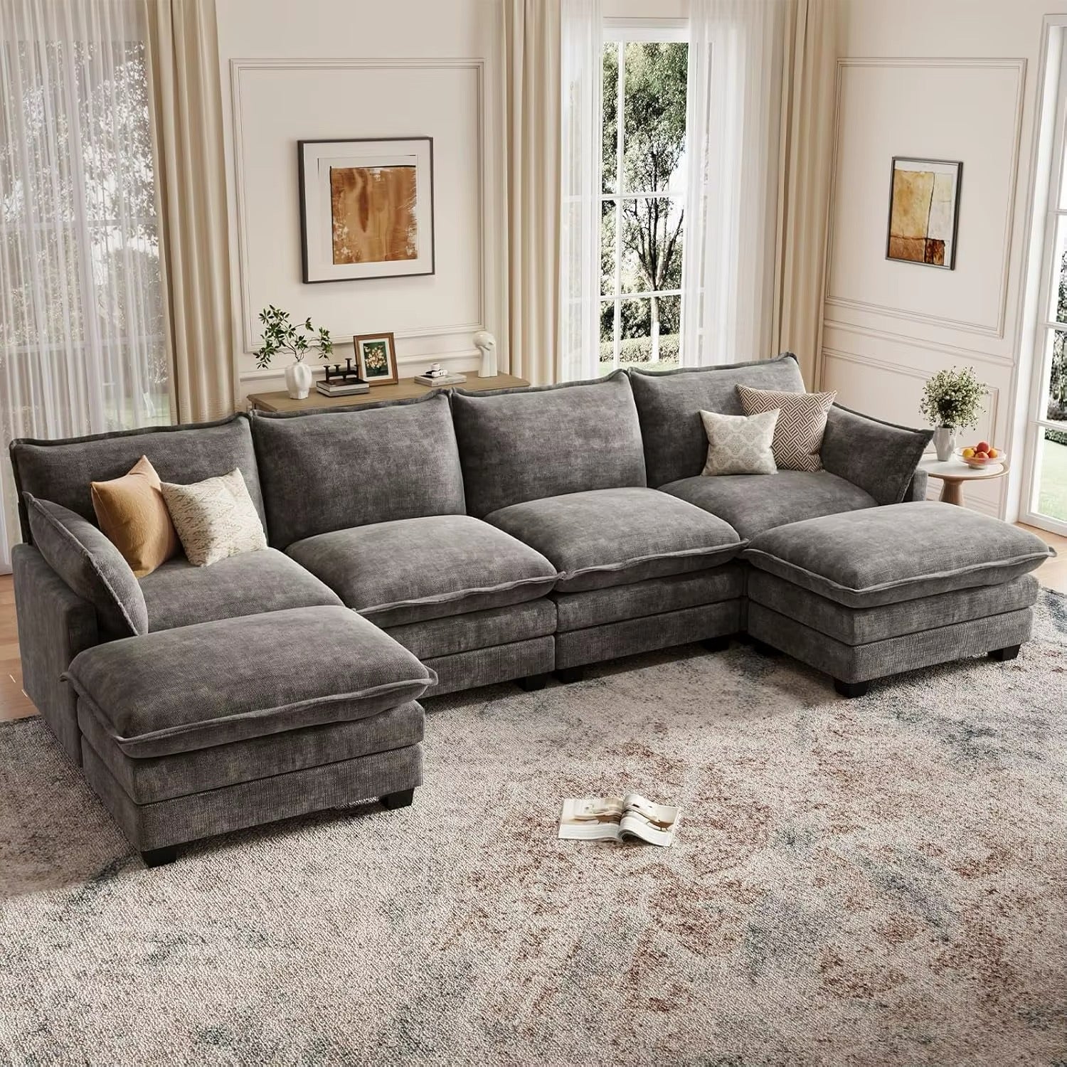 Cloud Couch Modular Sectional U Shaped