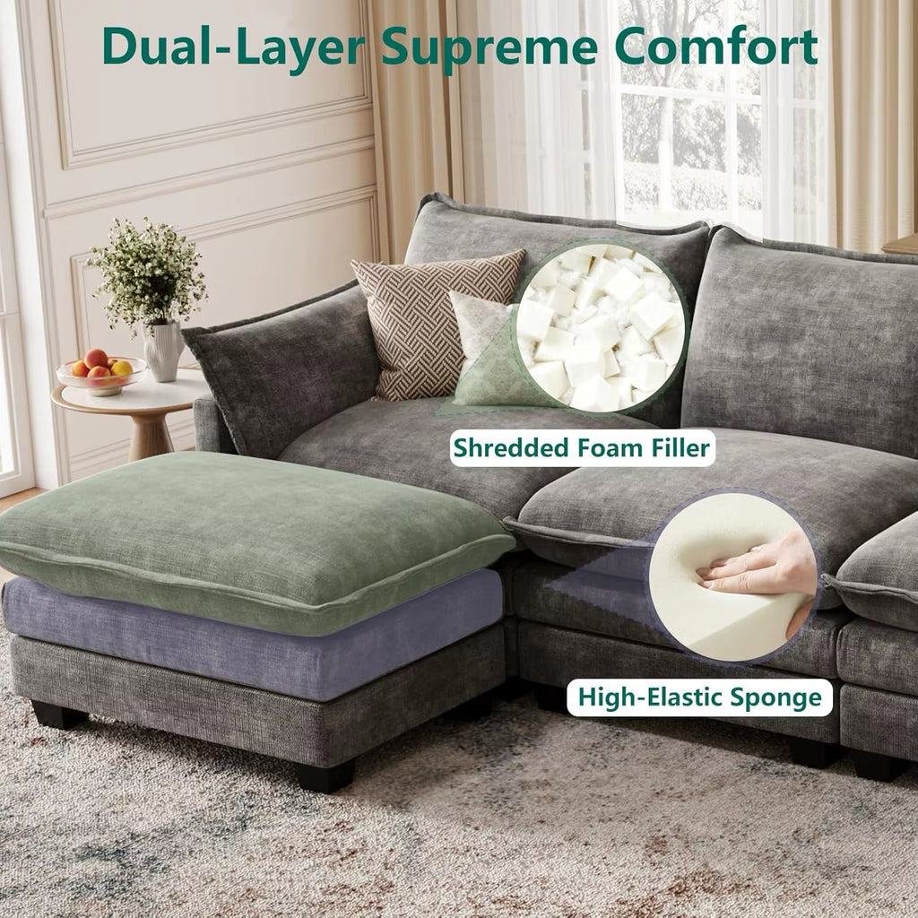 Cloud Couch Modular Sectional U Shaped