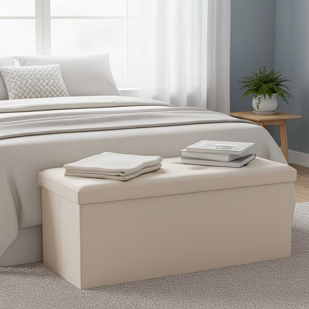 Multi-Functional Ottoman with Storage Bench