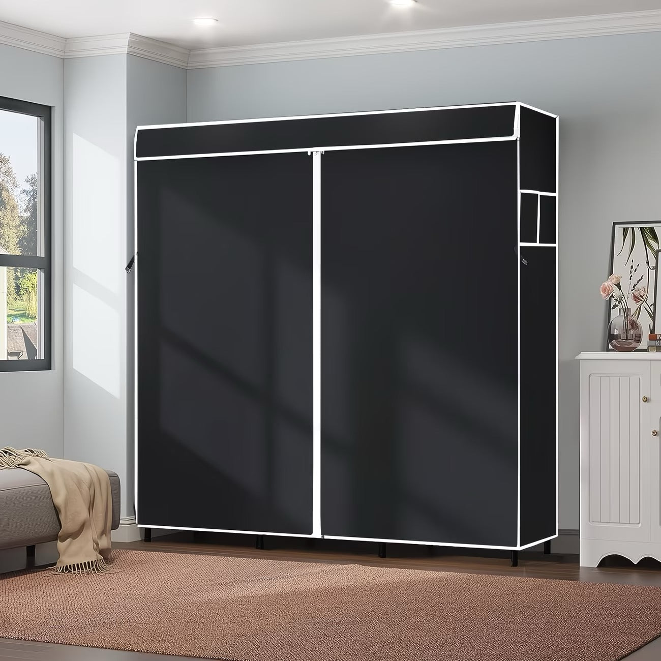 Portable Freestanding Wardrobe Closet Organizer