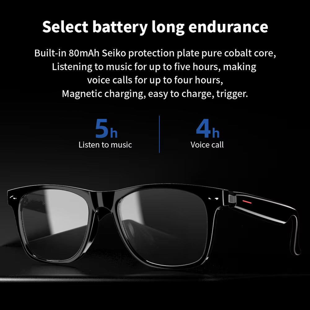 4K Smart AI Glasses 8MP Camera Recording Videos, Photos, Translation, Assistant