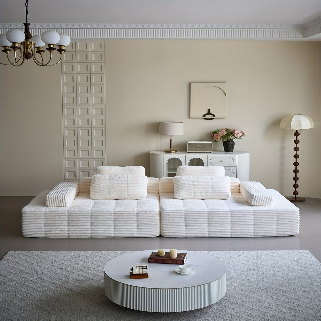 110.24-inch Modular Combination Sofa, U-shaped Living Room Sofa