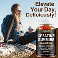 Creatine Monohydrate Gummies - Enhance Energy, Promote Muscle Growth, Improve Endurance, and Athletic Performance - 60pcs