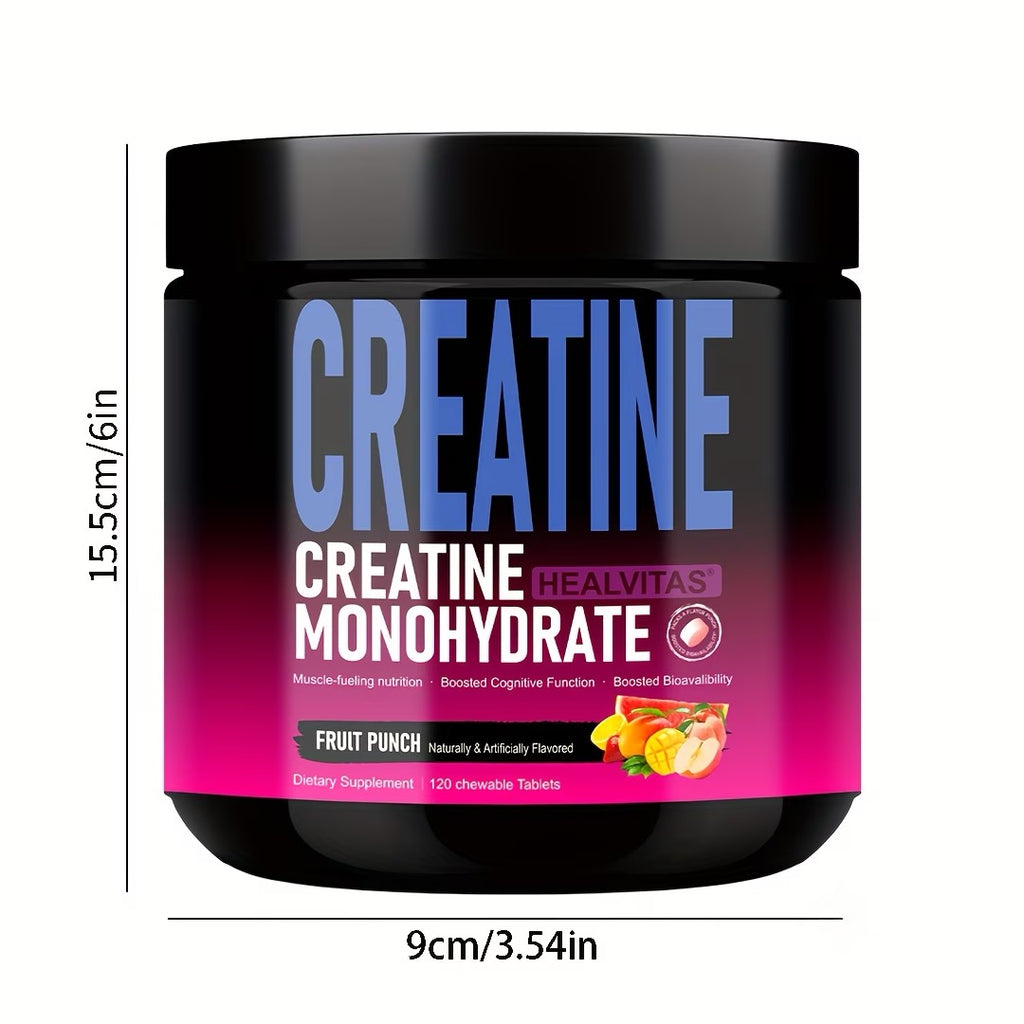 8000Mg of Heavy-Duty Creatine Monohydrate And L-Taurine Muscle Supplement - Includes BCAA, Vitamins B6 And B12, And a Blend of Electrolytes