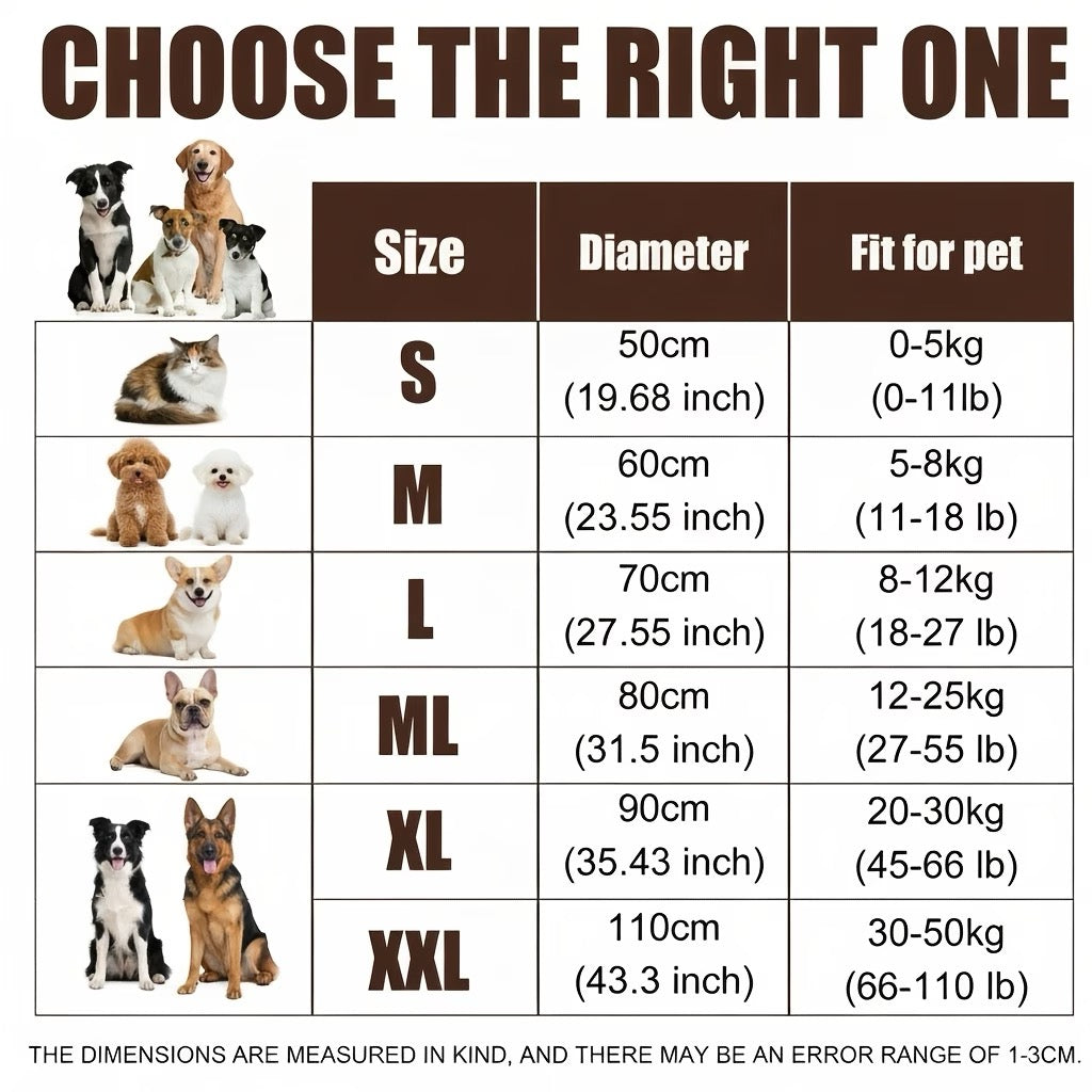 [Plush Pet Mattress] Cute Bear Paw Shaped Dog Bed And Cat Bed