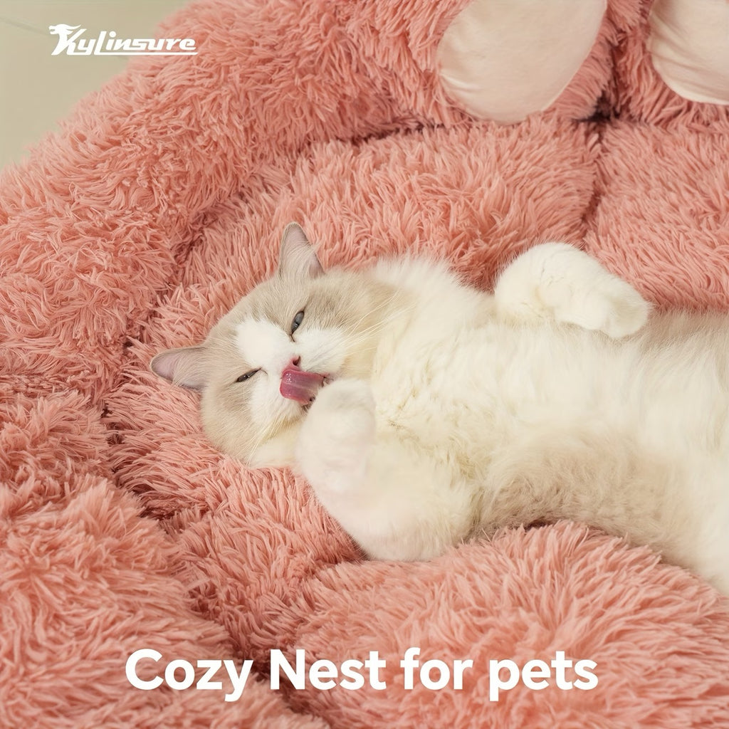 [Plush Pet Mattress] Cute Bear Paw Shaped Dog Bed And Cat Bed