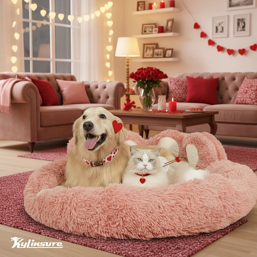 [Plush Pet Mattress] Cute Bear Paw Shaped Dog Bed And Cat Bed