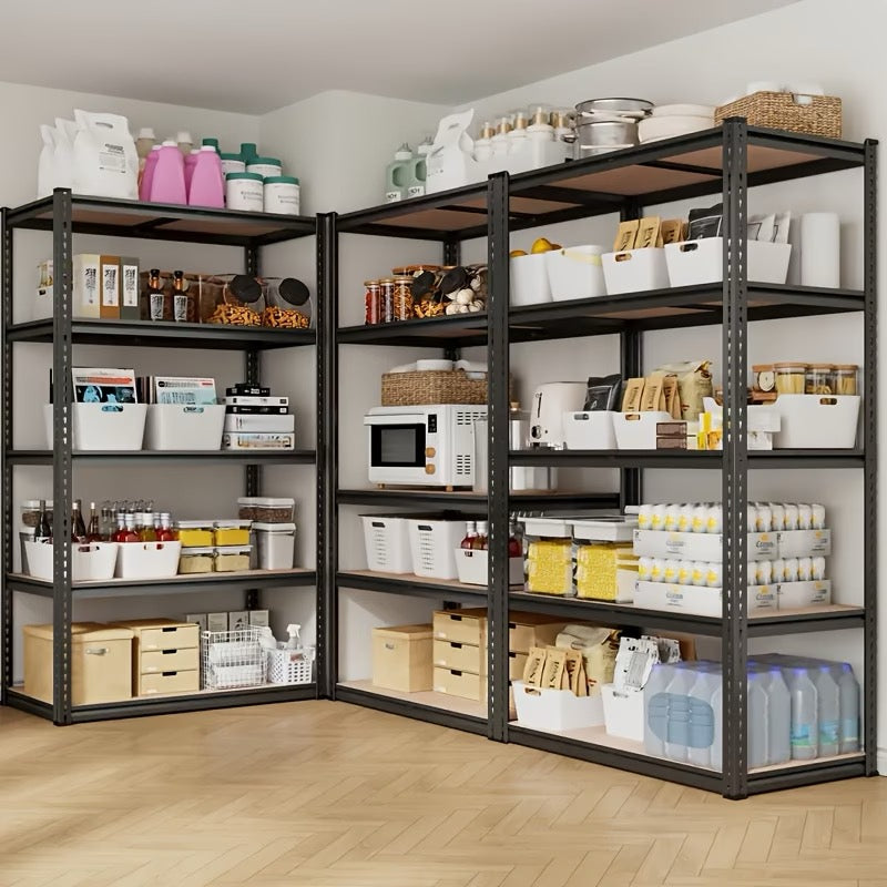 72"/60"H Garage Shelving Storage Shelves 5-Tier, 72" H X 35.5" W X 16" D, 2000LBS Capacity