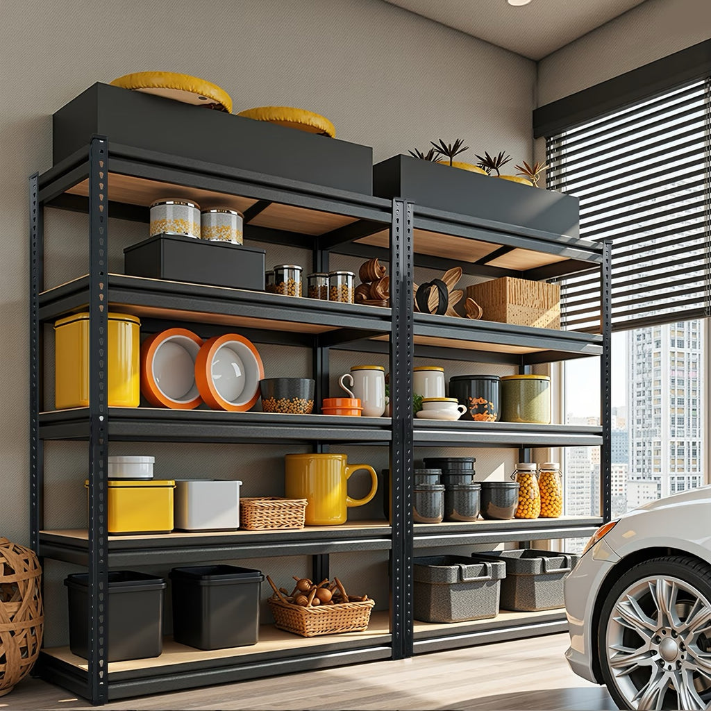 72"/60"H Garage Shelving Storage Shelves 5-Tier, 72" H X 35.5" W X 16" D, 2000LBS Capacity