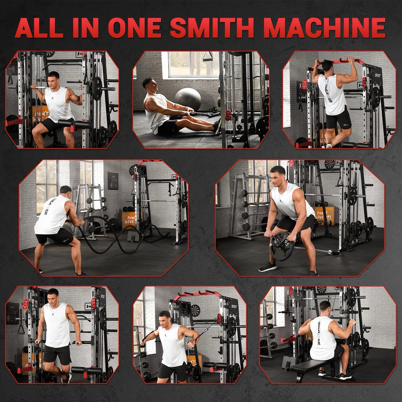 Smith Machine Home Gym All In One
