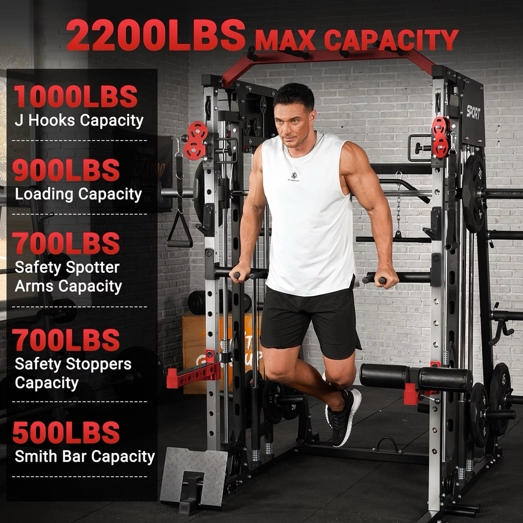 Smith Machine Home Gym All In One