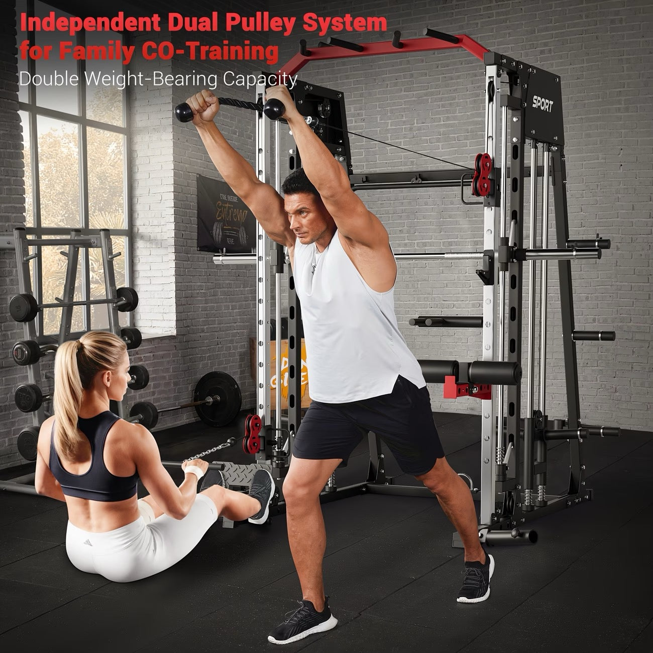 Smith Machine Home Gym All In One