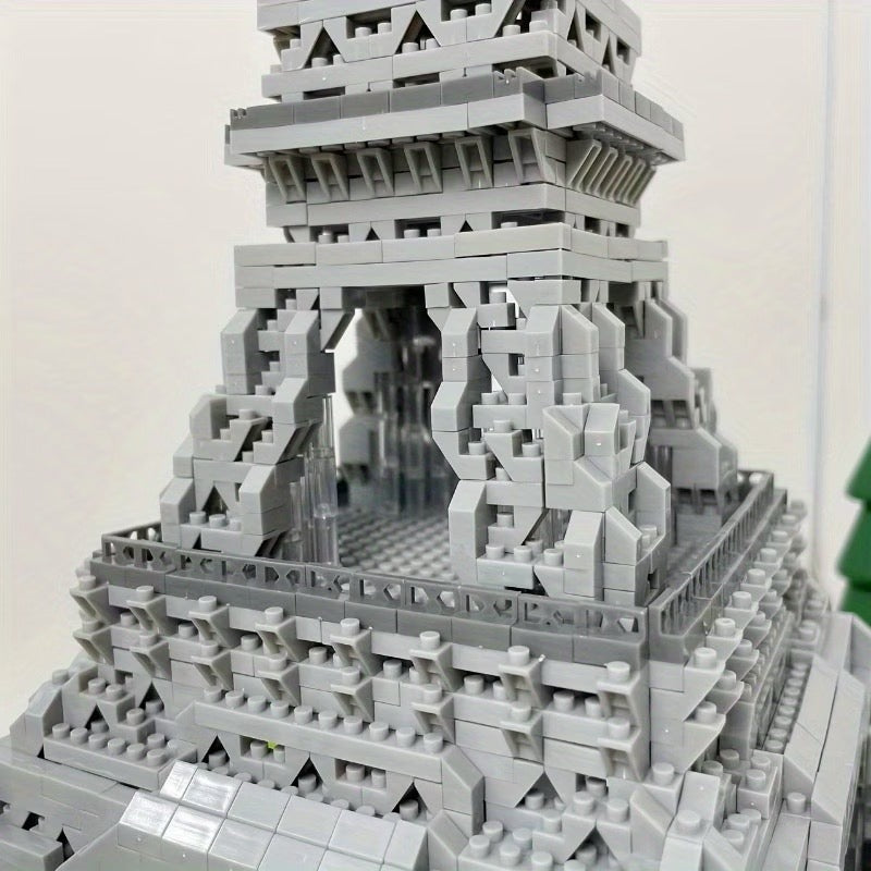 1200pcs 3000pcs World Famous Paris Eiffel Tower, 3D Assembly of Building Blocks