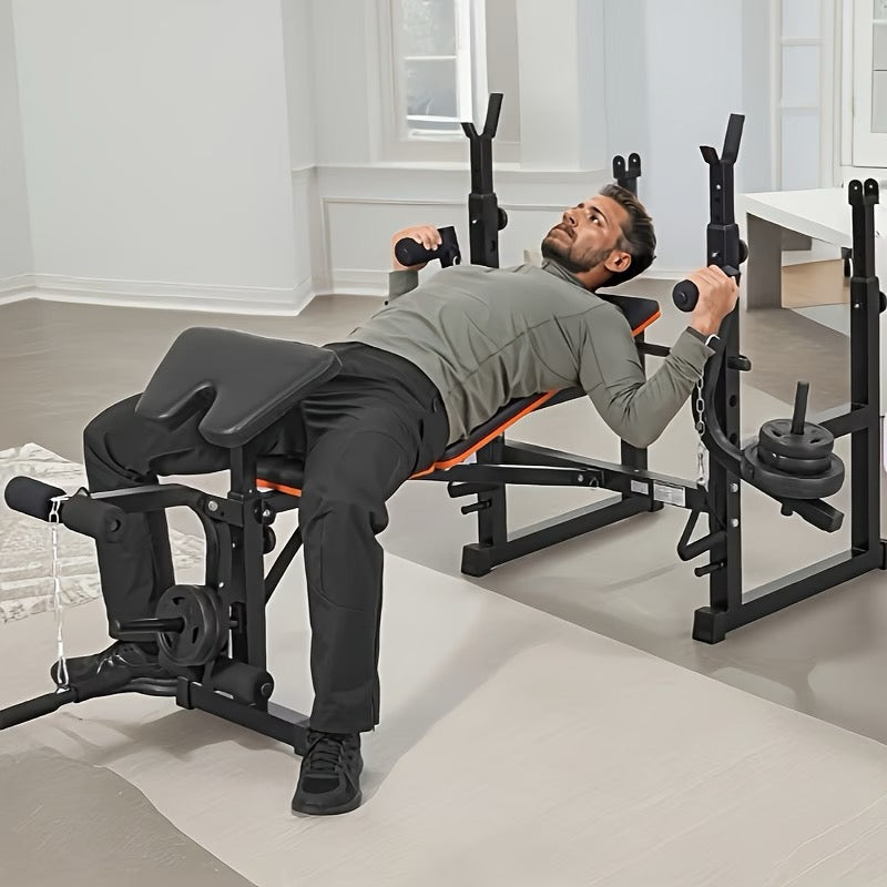 Sturdy 600Lbs 7-In-1 Adjustable Weight Bench