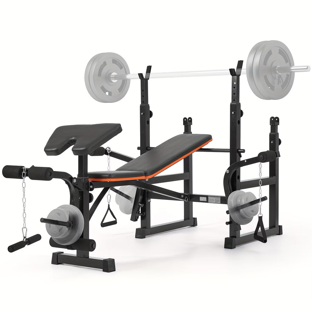 Sturdy 600Lbs 7-In-1 Adjustable Weight Bench