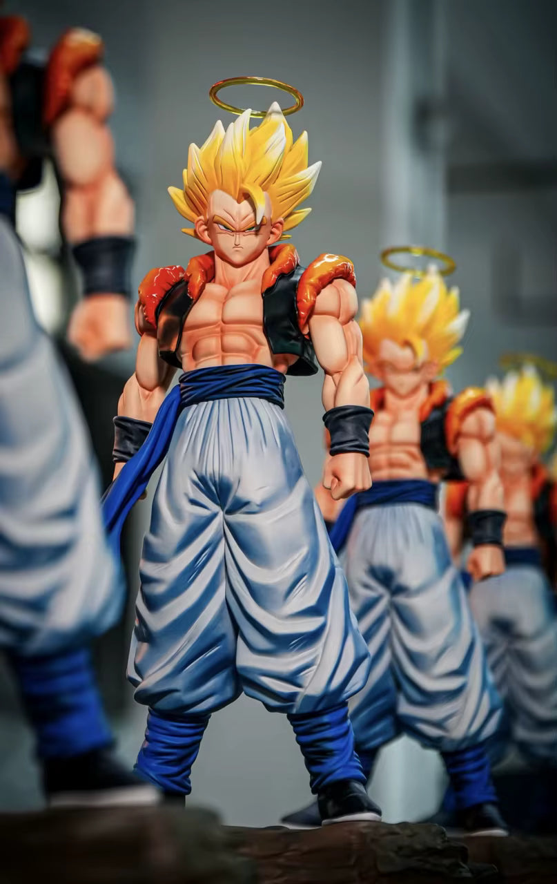 Dragon Ball Vegetto Action Figure Statue With Base Super Saiyan Action Figure 30 cm PVC With Box