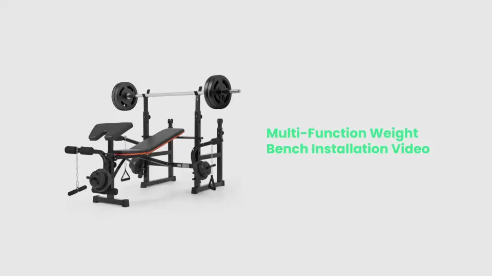 Sturdy 600Lbs 7-In-1 Adjustable Weight Bench